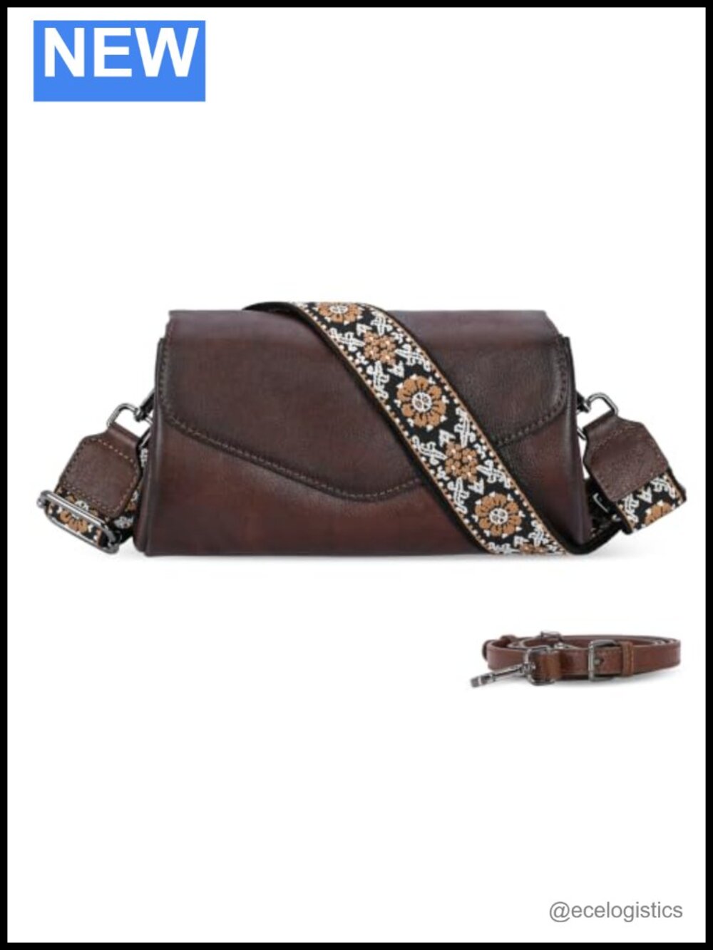 Genuine Leather Crossbody Satchel Handbag Women Convertible Shoulder Purse